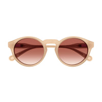 CC0014S White recycled acetate Sunglasses - Shiny Milky Warm White