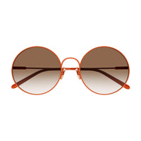 CC0016S Orange metal Sunglasses - Shiny Solid & Varnished Orange