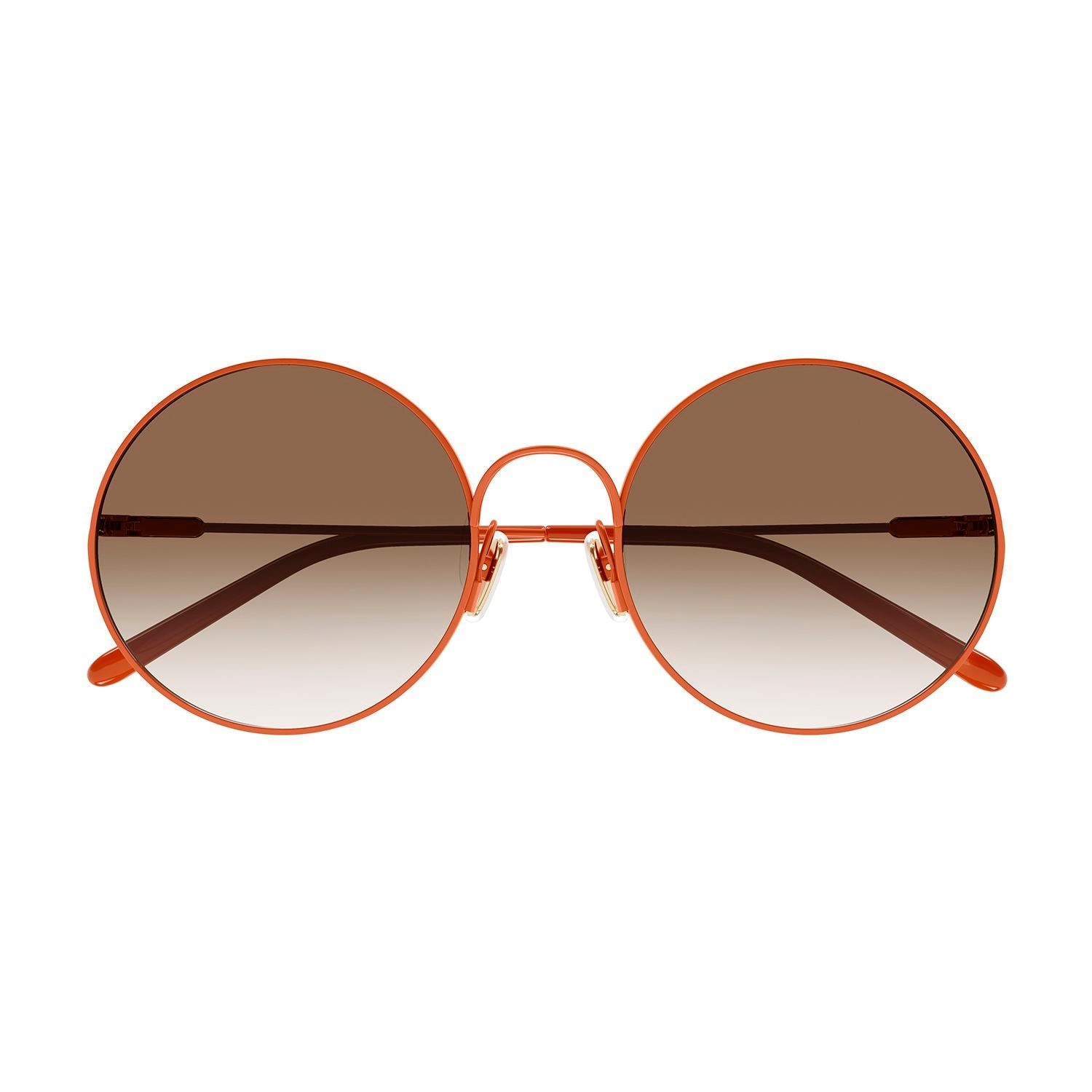 CC0016S Orange metal Sunglasses - Shiny Solid & Varnished Orange