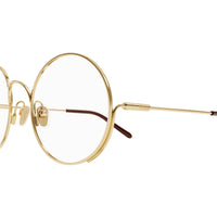 CC0017O Gold metal Optical Frames - Shiny Gold