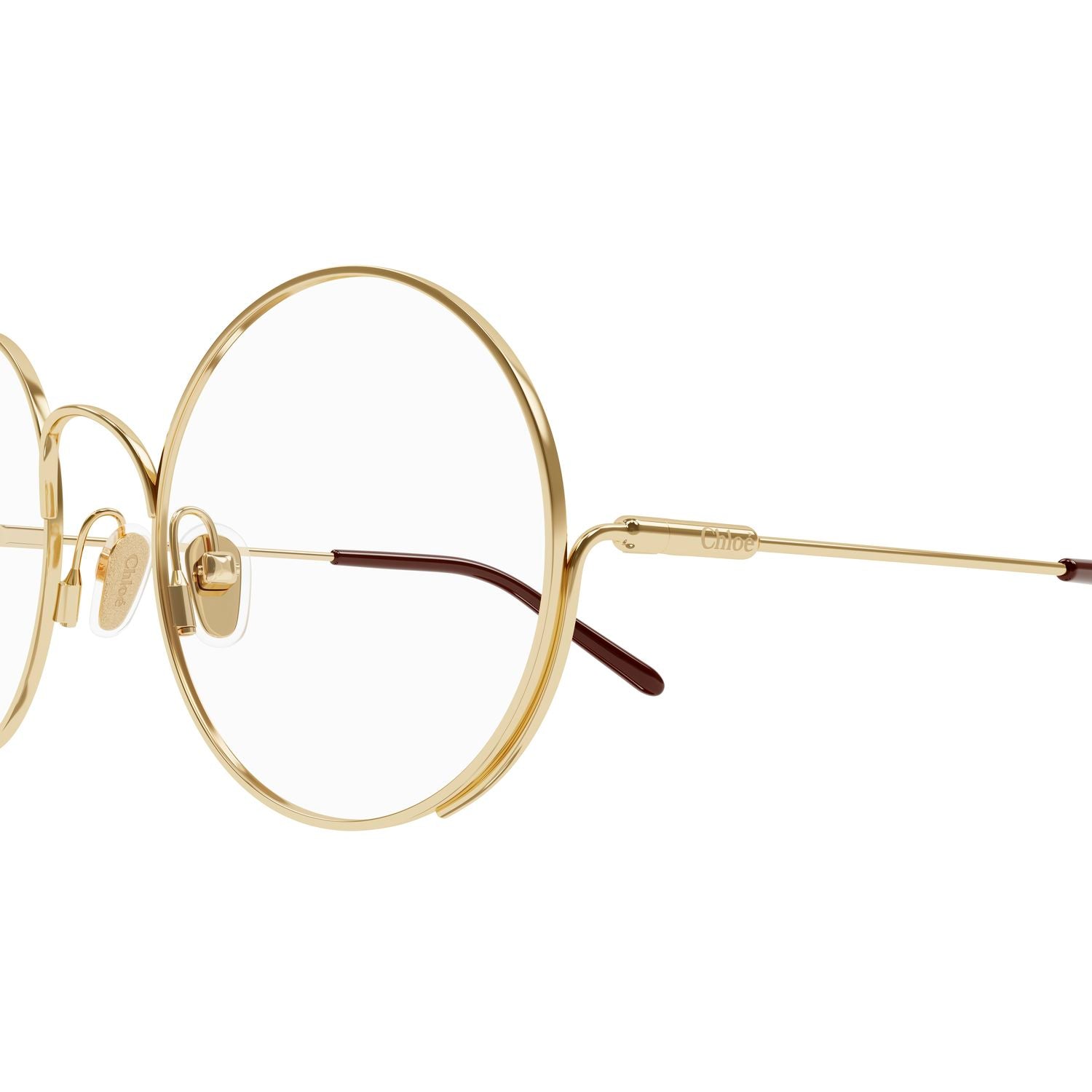 CC0017O Gold metal Optical Frames - Shiny Gold