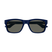 MB0263S Blue recycled acetate Sunglasses - Solidshiny Blue