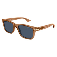 MB0263S Brown recycled acetate Sunglasses - Shiny Transparent Brown