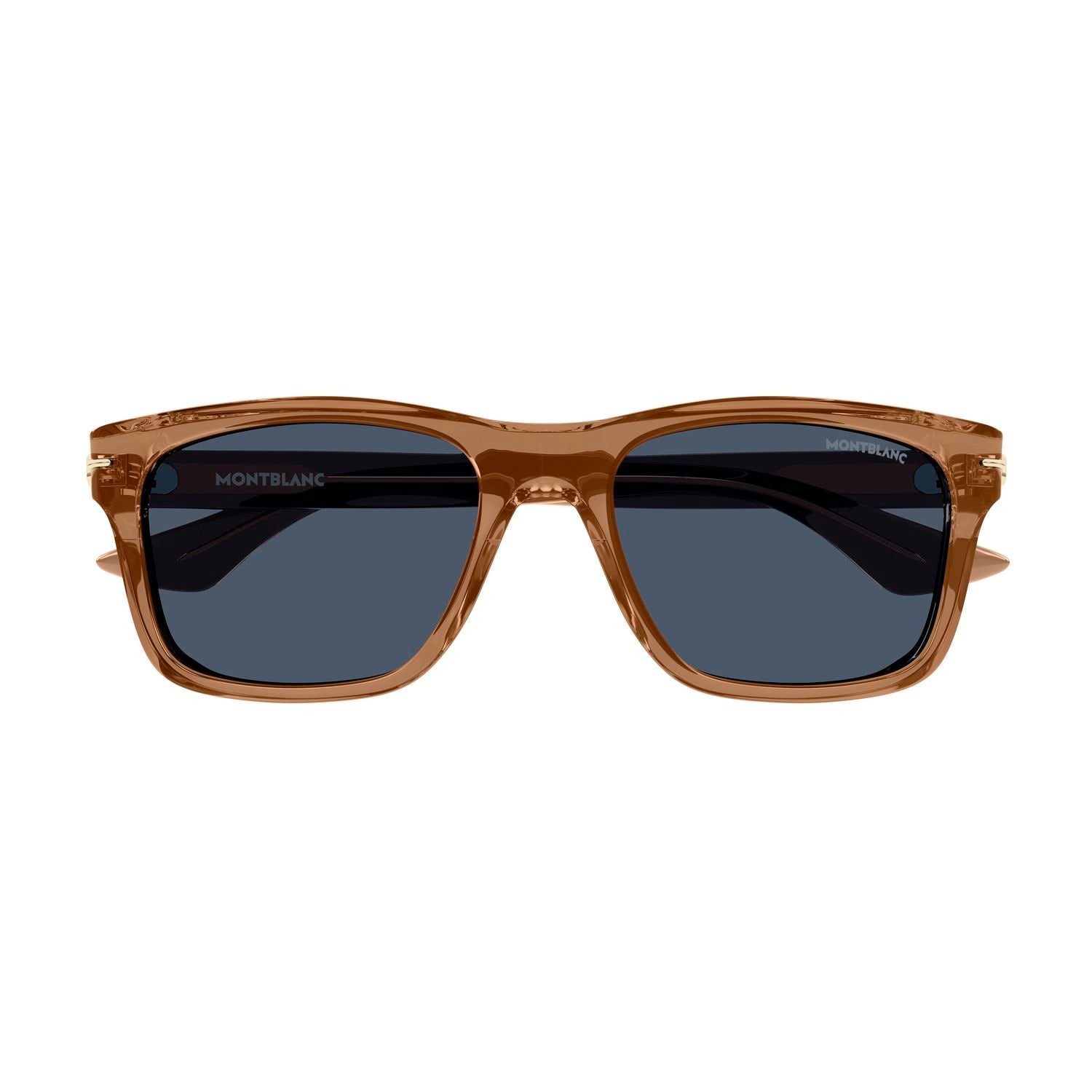 MB0263S Brown recycled acetate Sunglasses - Shiny Transparent Brown