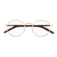 MB0273O Gold metal Optical Frames - Shiny Light Gold