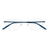 MB0281O Silver metal Optical Frames - Shiny Silver