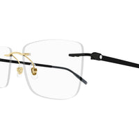MB0281O Gold metal Optical Frames - Shiny Gold