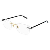 MB0281O Gold metal Optical Frames - Shiny Light Gold