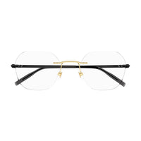 MB0282O Gold metal Optical Frames - Shiny Light Gold
