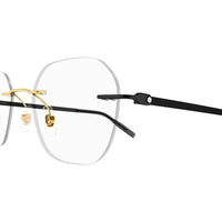 MB0282O Gold metal Optical Frames - Shiny Light Gold