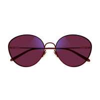 CH0168S Burgundy metal Sunglasses - Shiny Solid Varnished Burgundy