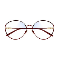 CH0168S Burgundy metal Sunglasses - Shiny Solid Varnished Burgundy
