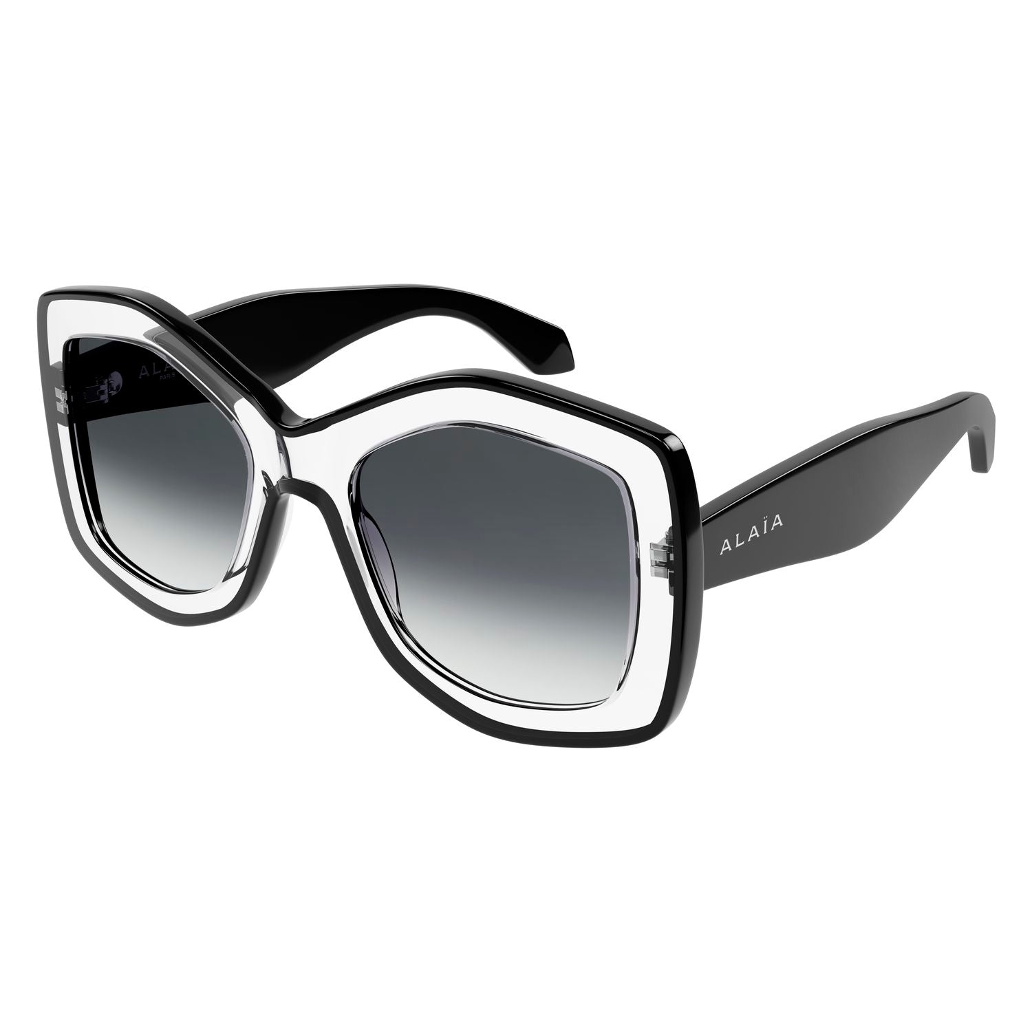 AA0066S Crystal recycled acetate Sunglasses - Shiny Crystal