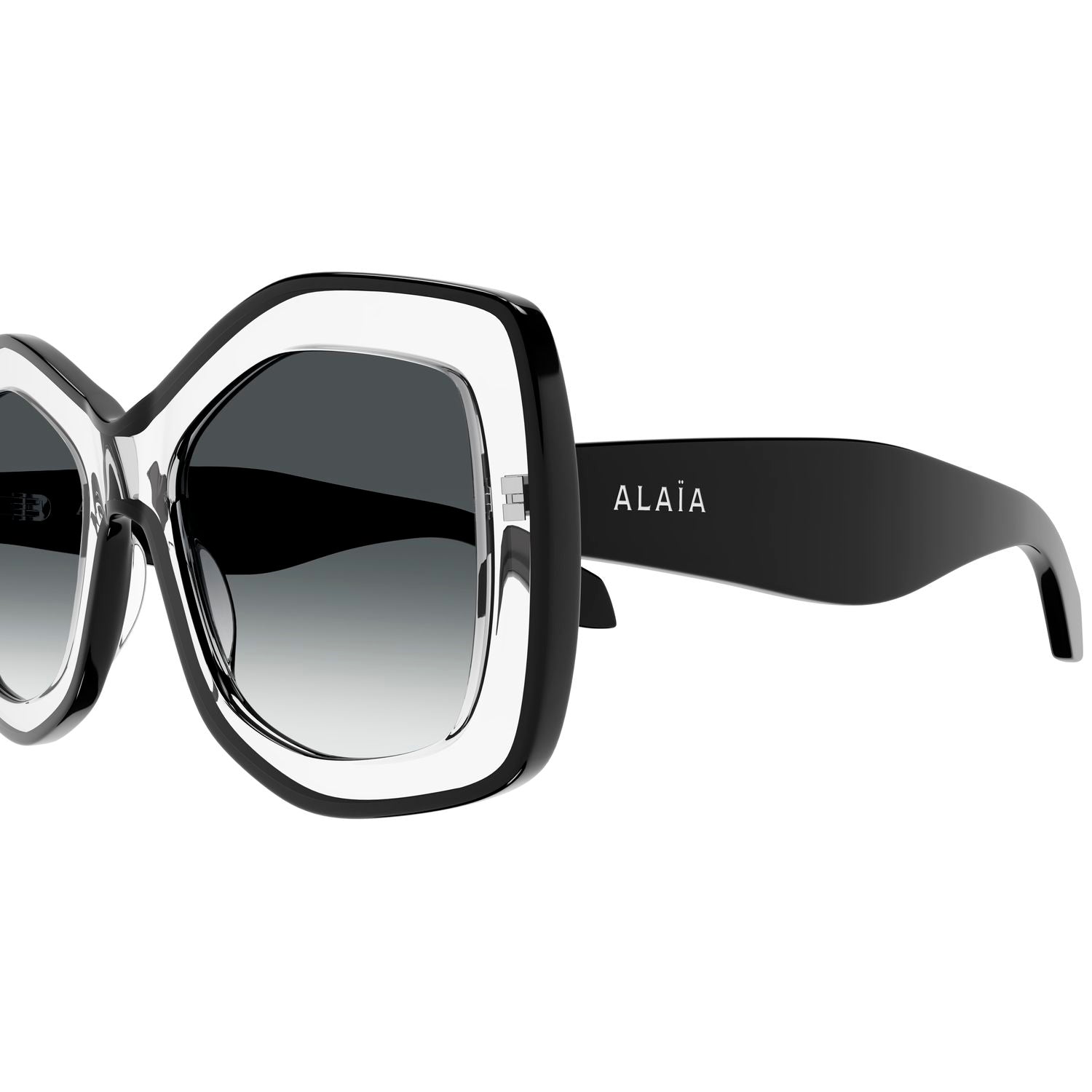 AA0066S Crystal recycled acetate Sunglasses - Shiny Crystal