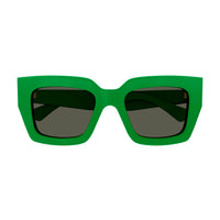 BV1212S Green recycled acetate Sunglasses - Shiny Green