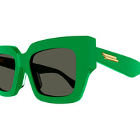 BV1212S Green recycled acetate Sunglasses - Shiny Green