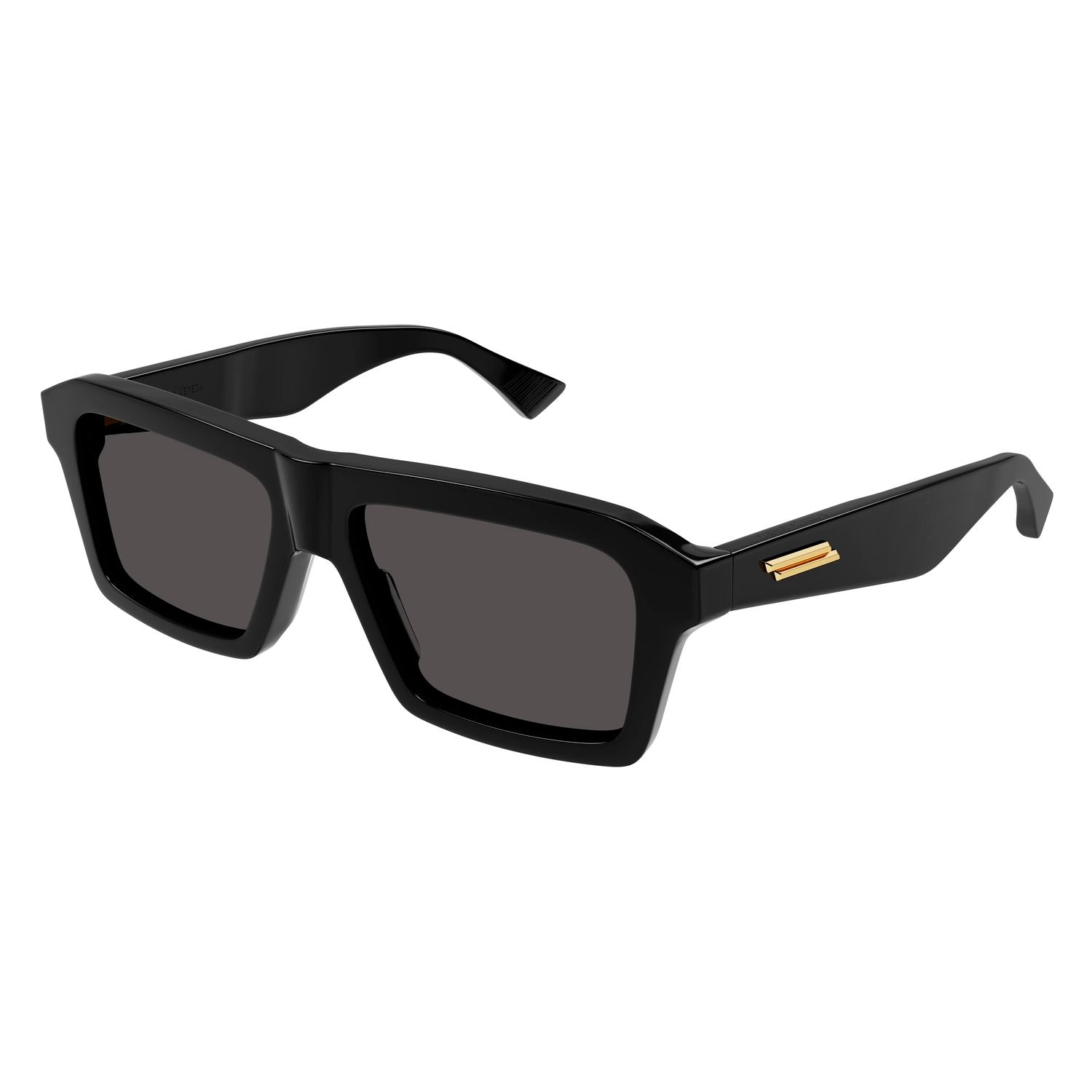 BV1213S Black recycled acetate Sunglasses - Shiny Black
