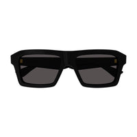 BV1213S Black recycled acetate Sunglasses - Shiny Black