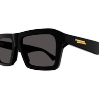 BV1213S Black recycled acetate Sunglasses - Shiny Black