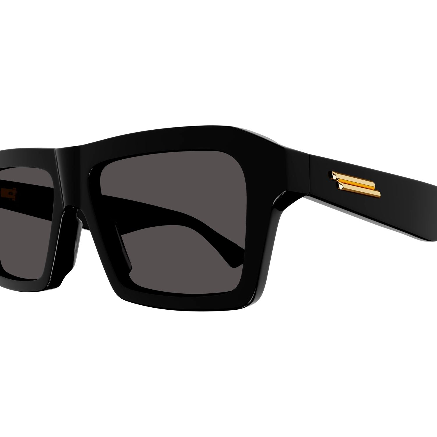 BV1213S Black recycled acetate Sunglasses - Shiny Black