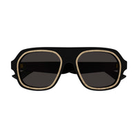 BV1217S Black recycled acetate Sunglasses - Shiny Black