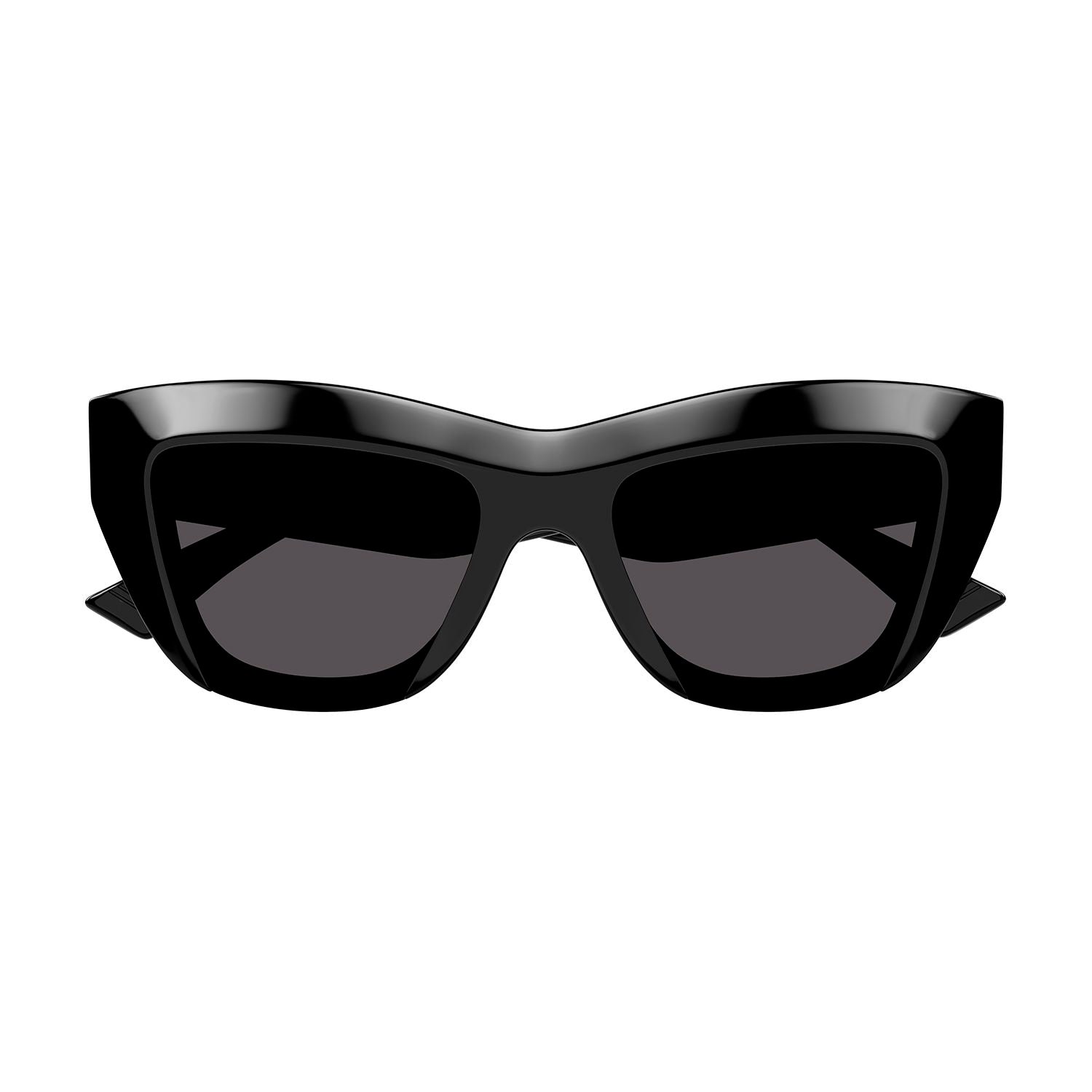 BV1218S Black recycled acetate Sunglasses - Shiny Black