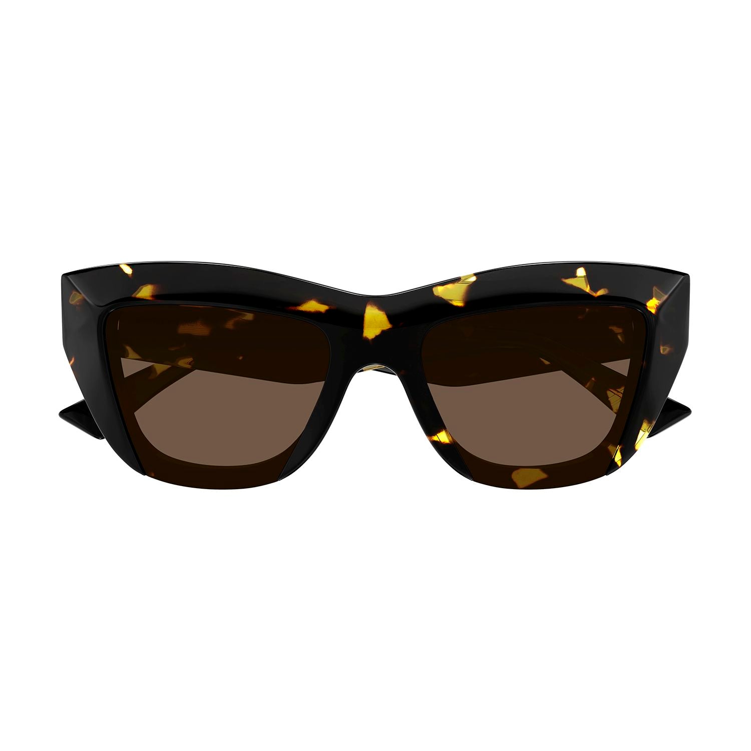 BV1218S Havana recycled acetate Sunglasses - Shiny Spotted Havana