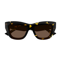 BV1218S Havana recycled acetate Sunglasses - Shiny Havana