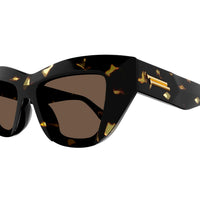 BV1218S Havana recycled acetate Sunglasses - Shiny Havana