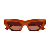 BV1219S Orange recycled acetate Sunglasses - Shiny Solid & Orange Opium