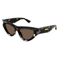 BV1220S Havana recycled acetate Sunglasses - Shiny Havana