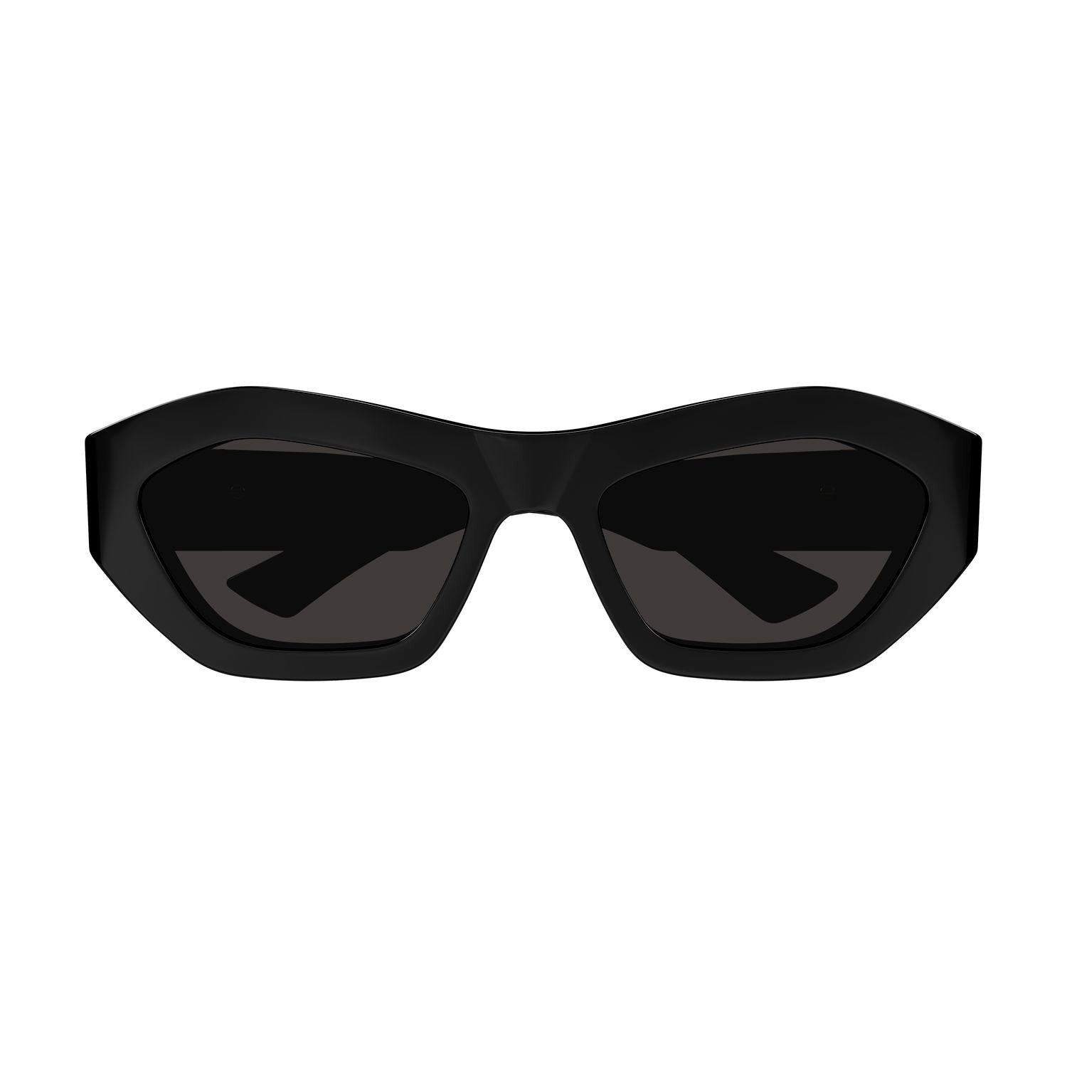 BV1221S Black recycled acetate Sunglasses - Black