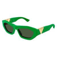 BV1221S Green recycled acetate Sunglasses - Shiny Green