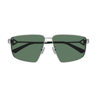 BV1223S Silver metal Sunglasses - Shiny Silver