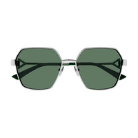 BV1224S Silver metal Sunglasses - Shiny Silver