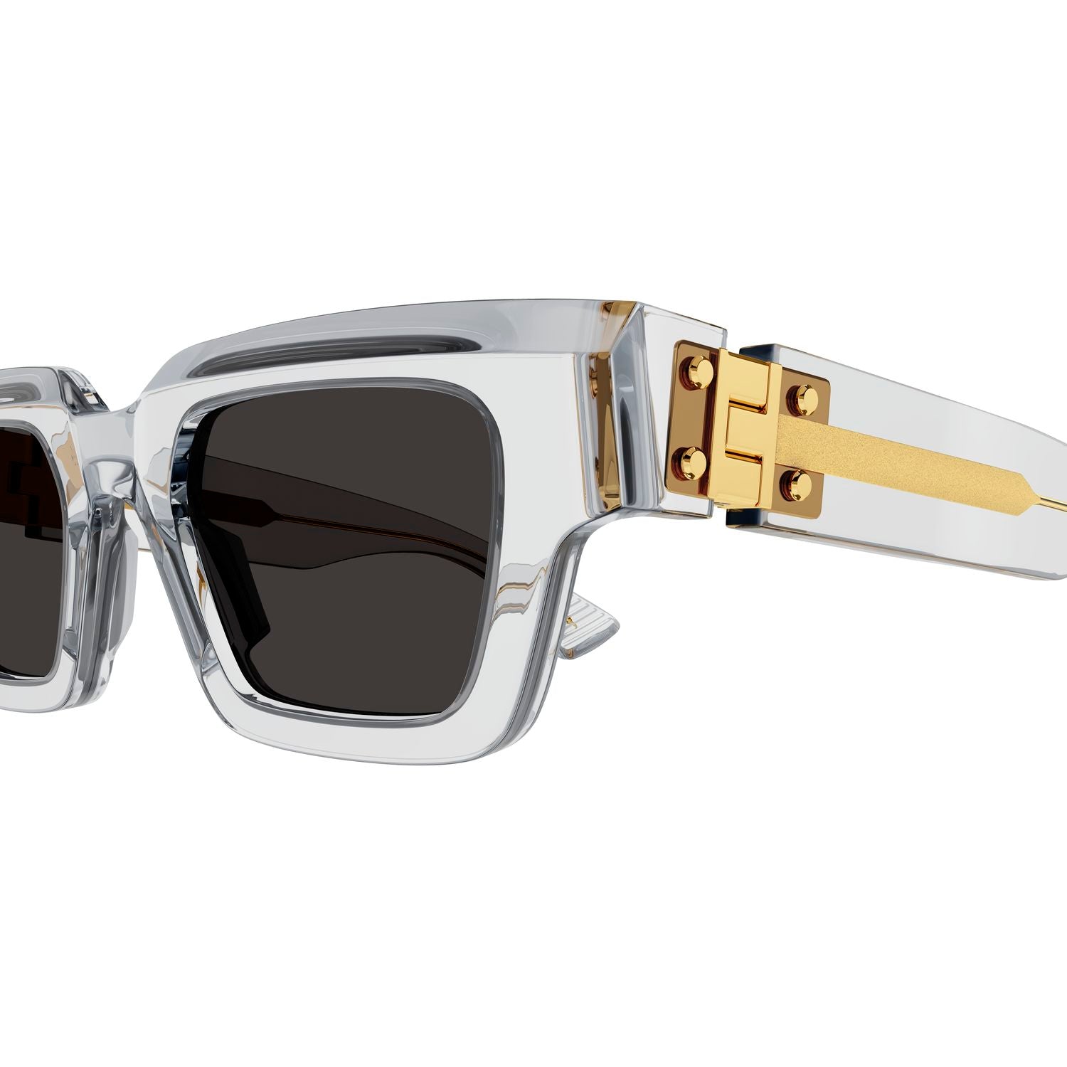 BV1230S Crystal recycled acetate Sunglasses - Shiny Crystal