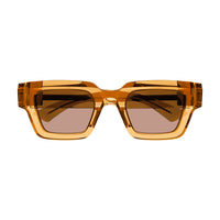 BV1230S Orange recycled acetate Sunglasses - Shiny Transparent Orange
