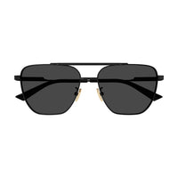 BV1236S Black metal Sunglasses - Shiny Black