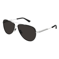 BV1240S Silver metal Sunglasses - Shiny Silver