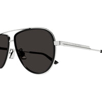 BV1240S Silver metal Sunglasses - Shiny Silver