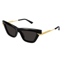 BV1241S Black recycled acetate Sunglasses - Shiny Black