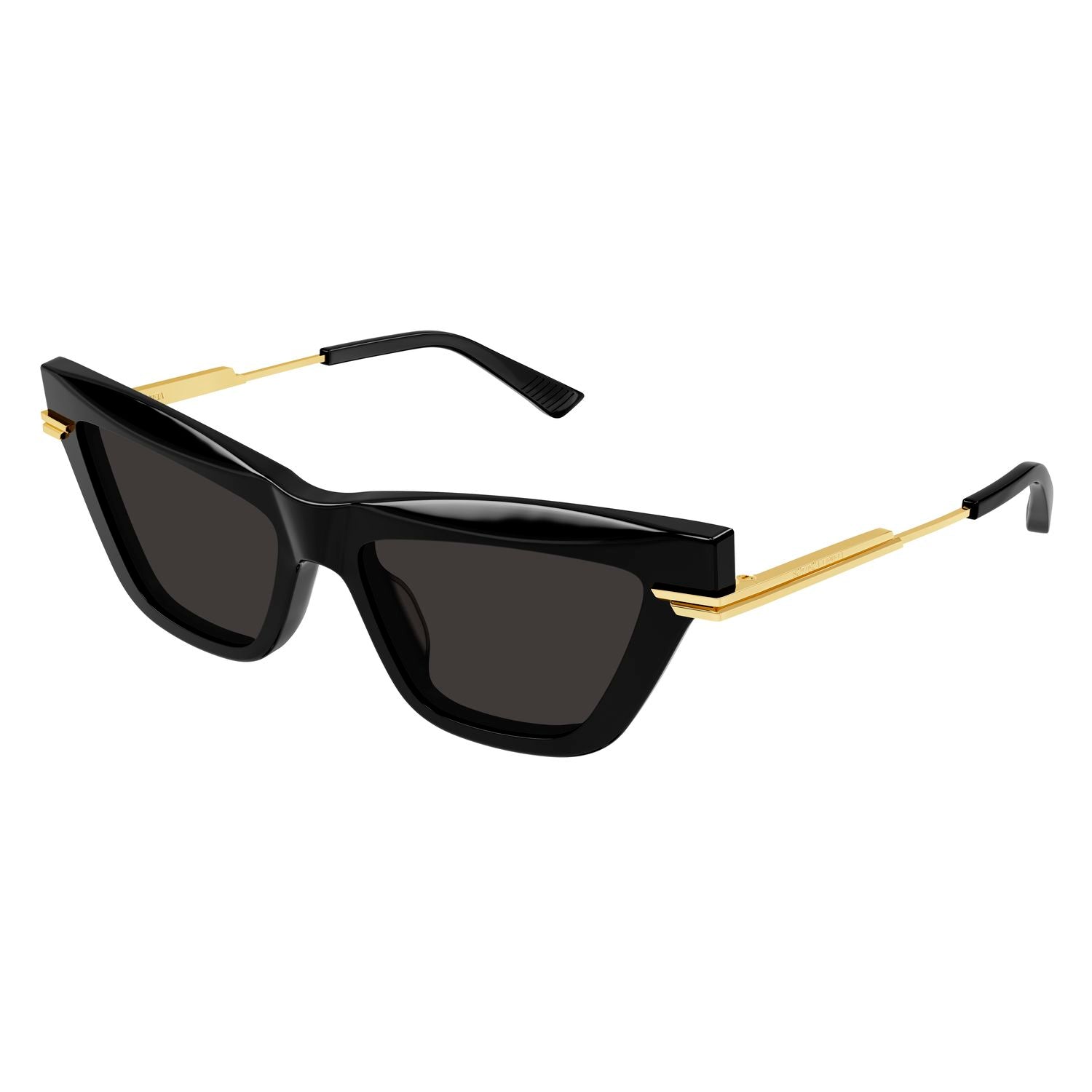 BV1241S Black recycled acetate Sunglasses - Shiny Black