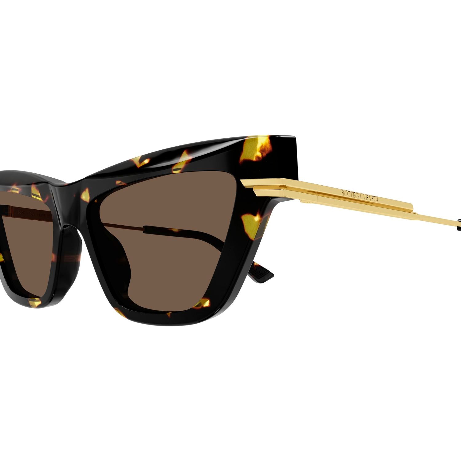 BV1241S Havana recycled acetate Sunglasses - Shiny Havana