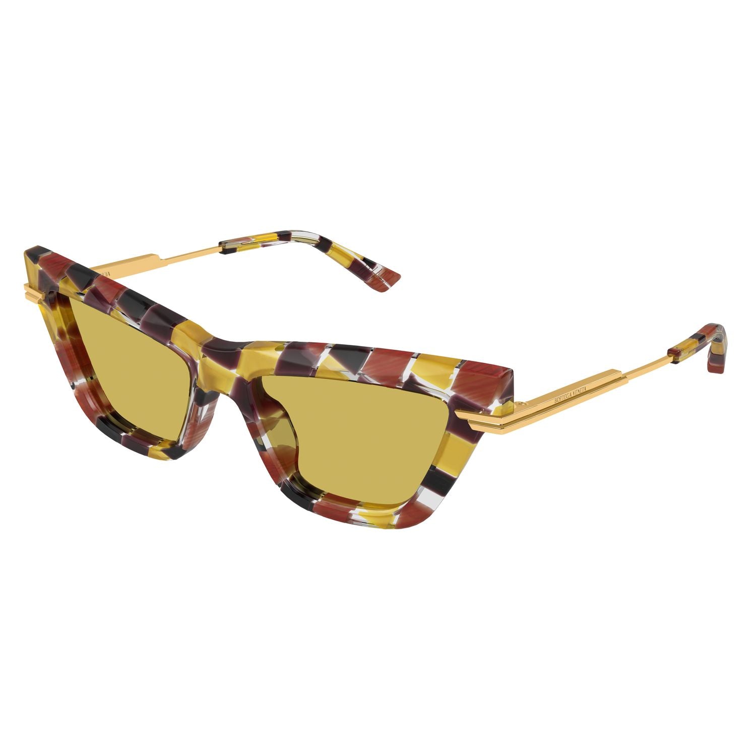 BV1241S Multicolor recycled acetate Sunglasses - Shiny Multicolor