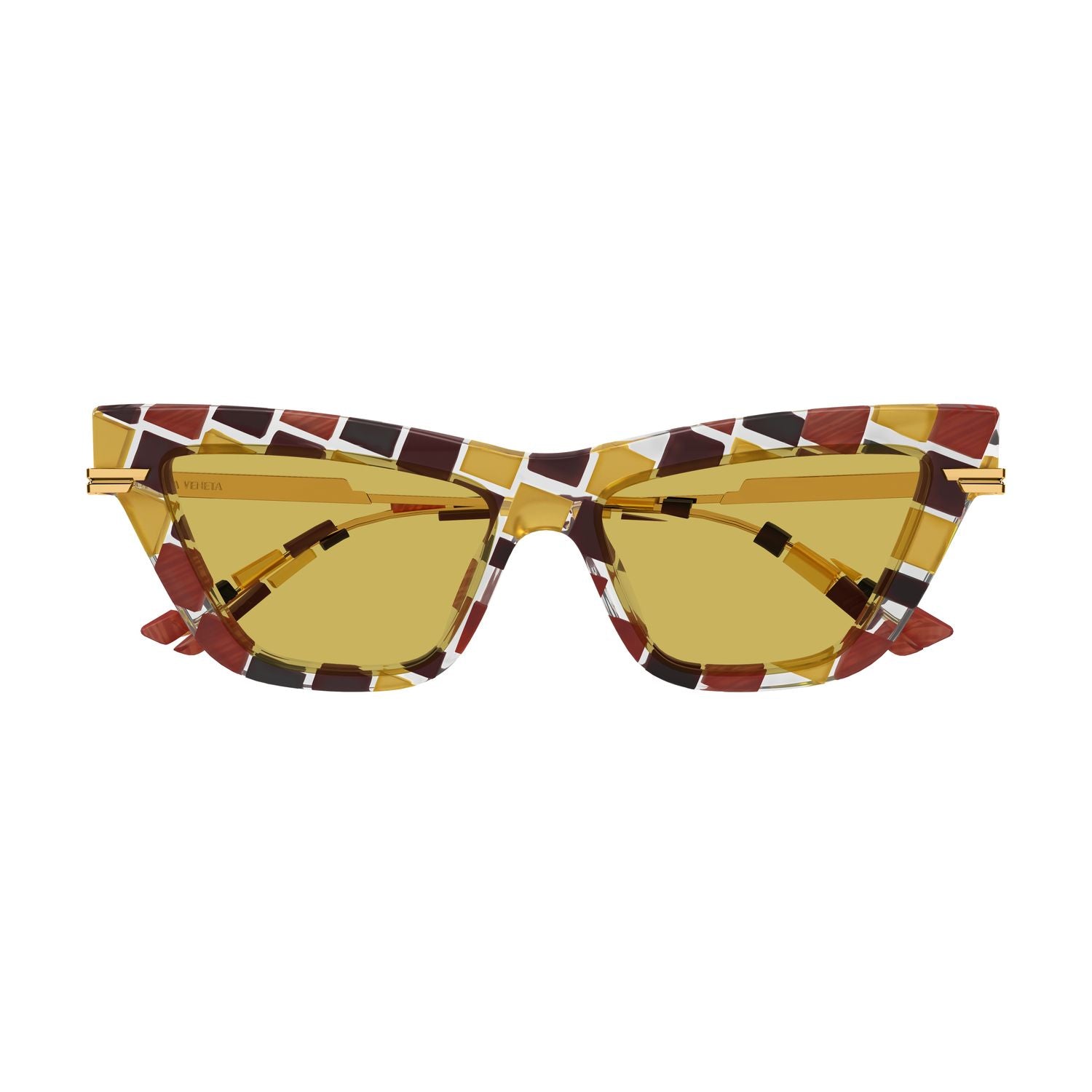 BV1241S Multicolor recycled acetate Sunglasses - Shiny Multicolor