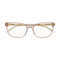 SL M121 Nude recycled acetate Optical Frames - Shiny Transparent Nude