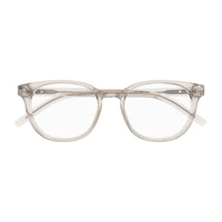 SL M111 Beige recycled acetate Optical Frames - Shiny Transparent Cream
