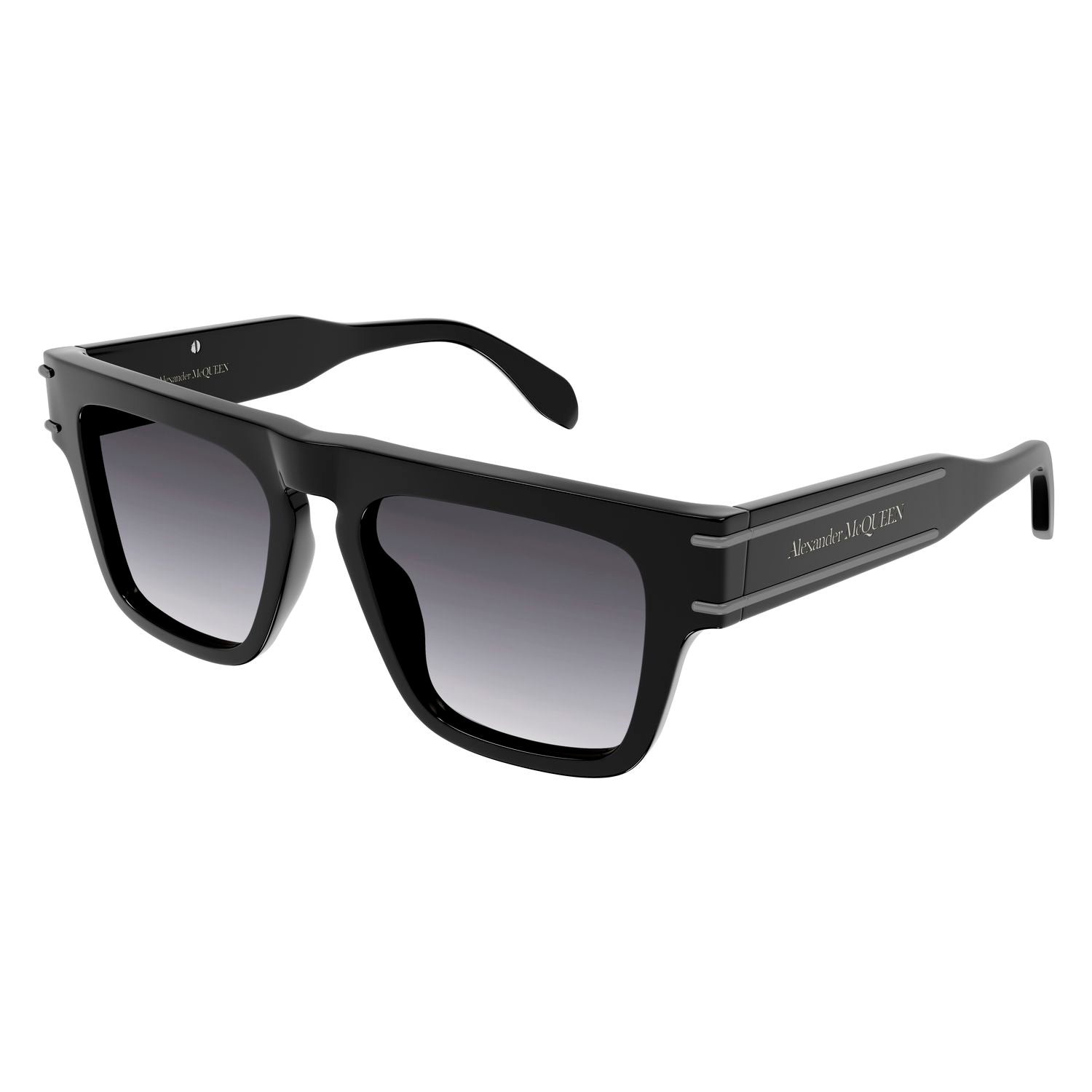 AM0397S Black recycled acetate Sunglasses - Shiny Black