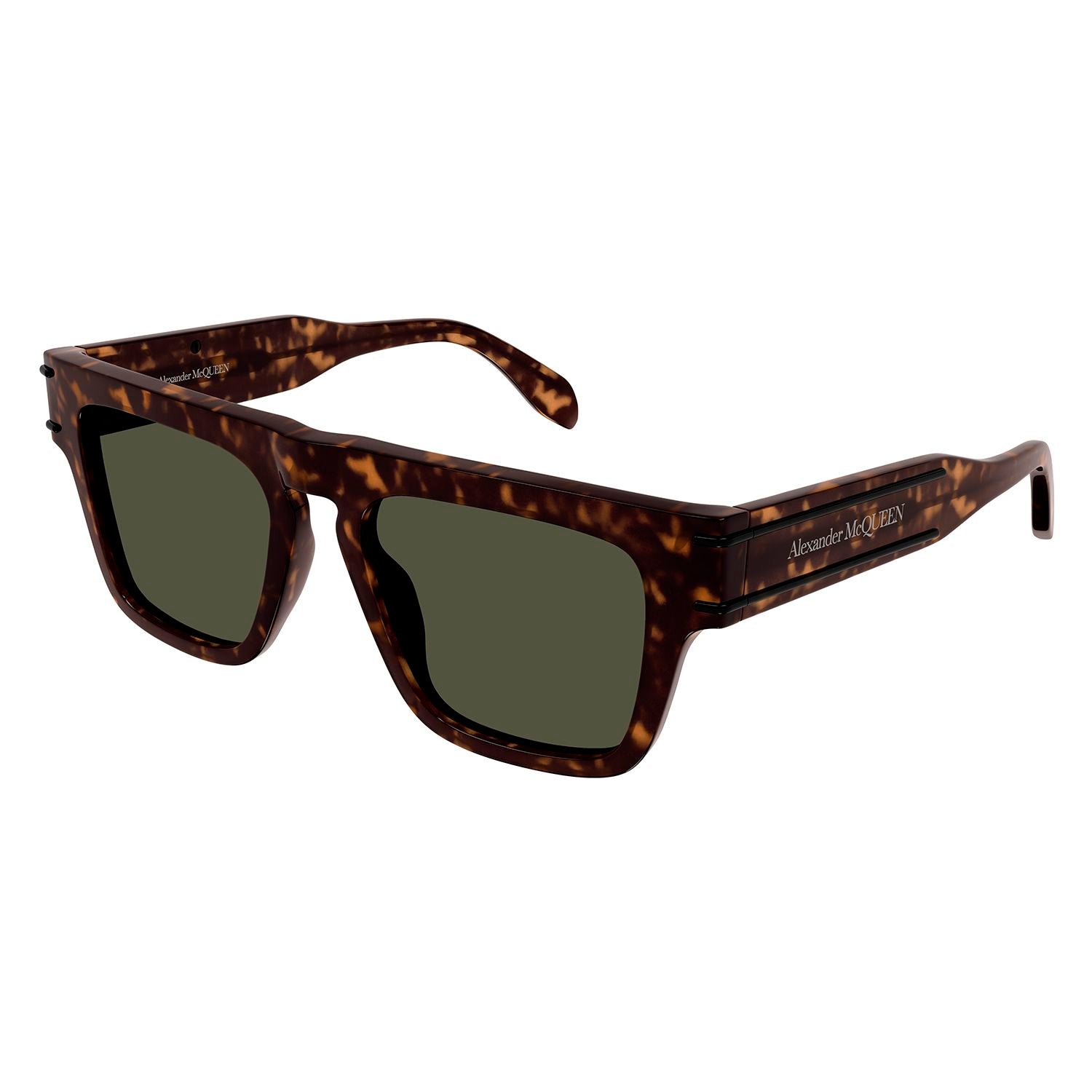 AM0397S Havana recycled acetate Sunglasses - Shiny Havana
