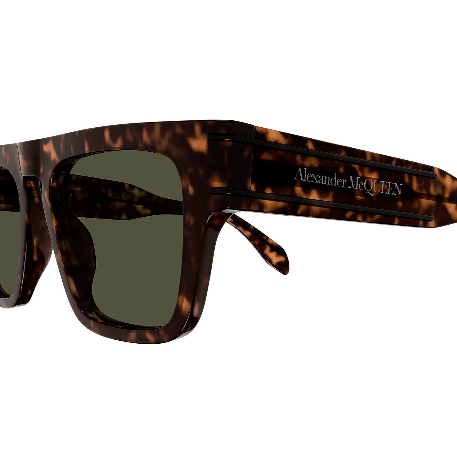 AM0397S Havana recycled acetate Sunglasses - Shiny Havana